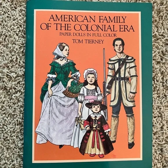 Lot of 3 Historical Tom Tierney paper doll books - vintage 1980s & ‘90s - Picture 7 of 8